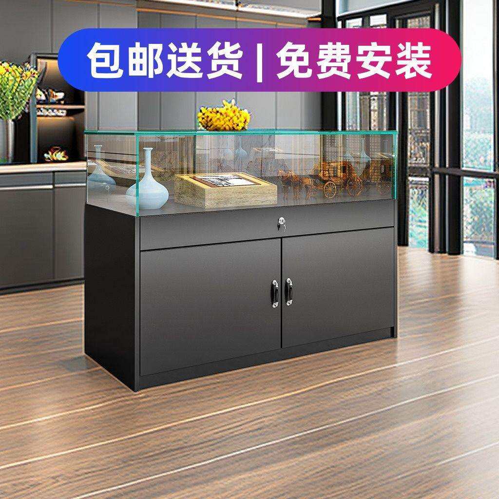 珠宝展示柜玻璃首饰柜样品饰品柜台直播间展销柜博物馆展览陈列柜