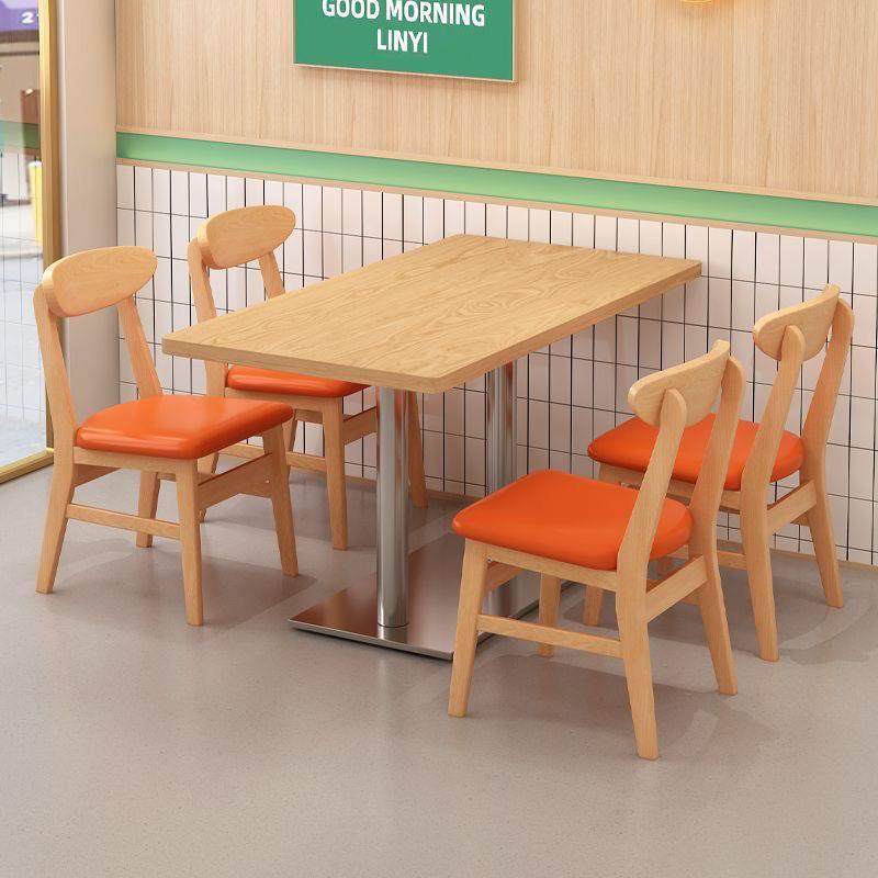 实木餐桌商用快餐桌椅餐饮店小吃店面馆奶茶麻辣烫饭店餐桌椅组合,3C数码配件,USB灯,淘宝优惠券,粉丝福利购,淘宝优惠卷