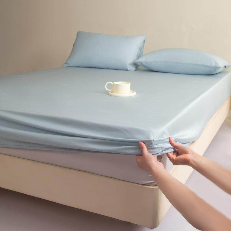 莱赛尔天丝床笠a类纯色凉感床罩三件套家用席梦思床垫保护套南通,3C数码配件,USB灯,淘宝优惠券,粉丝福利购,淘宝优惠卷