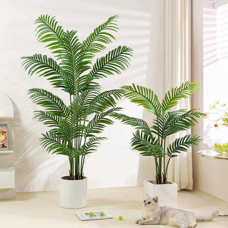 仿真花客厅摆件仿真绿植散尾葵假落地装饰服装店橱窗植物