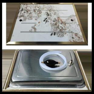 岩板不锈钢沥水盘鸡翅木花梨木复古风嵌入式 新款 家用茶几排水定制