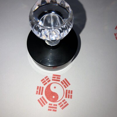 后天八卦印章 阴阳鱼八卦印 风水太极八卦图 光敏可定制