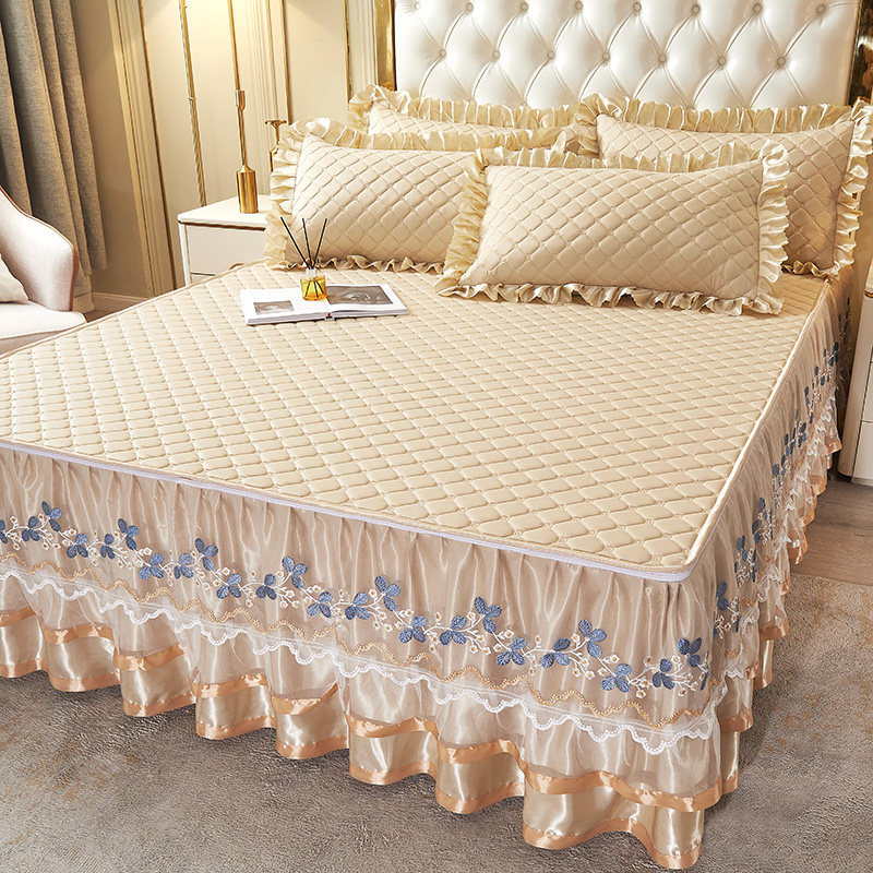 泰国天然乳胶凉席三件套可机洗1.5m床罩席子1.8m夏季床裙冰丝席2m,床上用品,乳胶席,淘宝优惠券,粉丝福利购,淘宝优惠卷