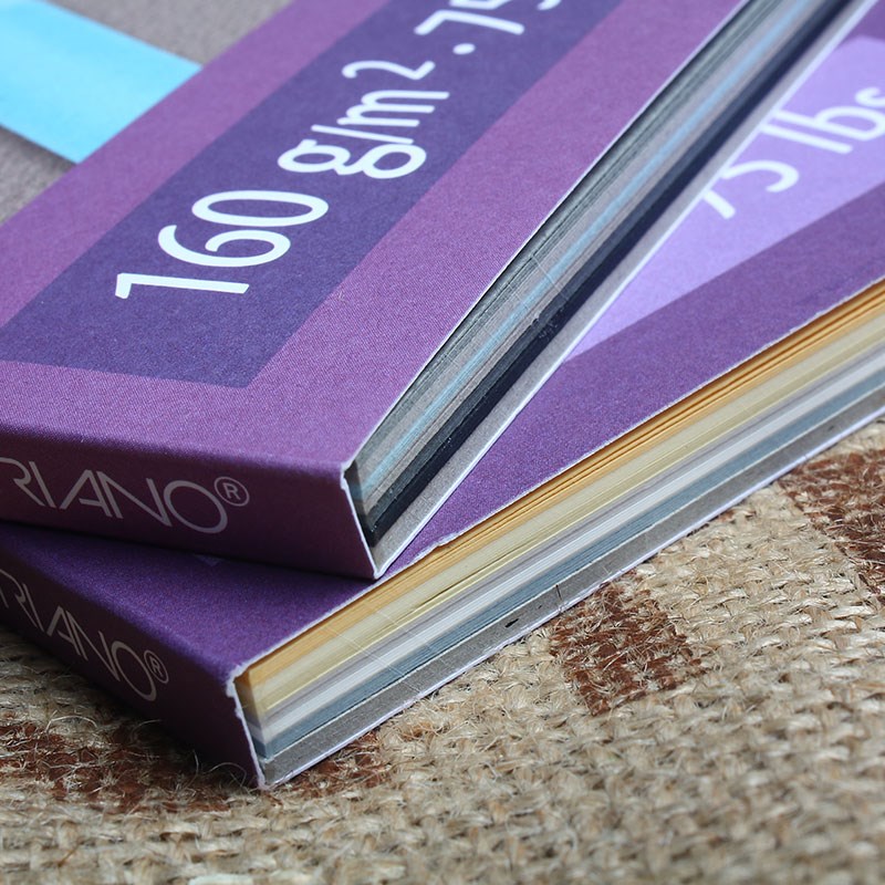 进口FABRIANO飞碧纳A4色粉本Tiziano彩色纸 粉彩素描绘画本无酸纸