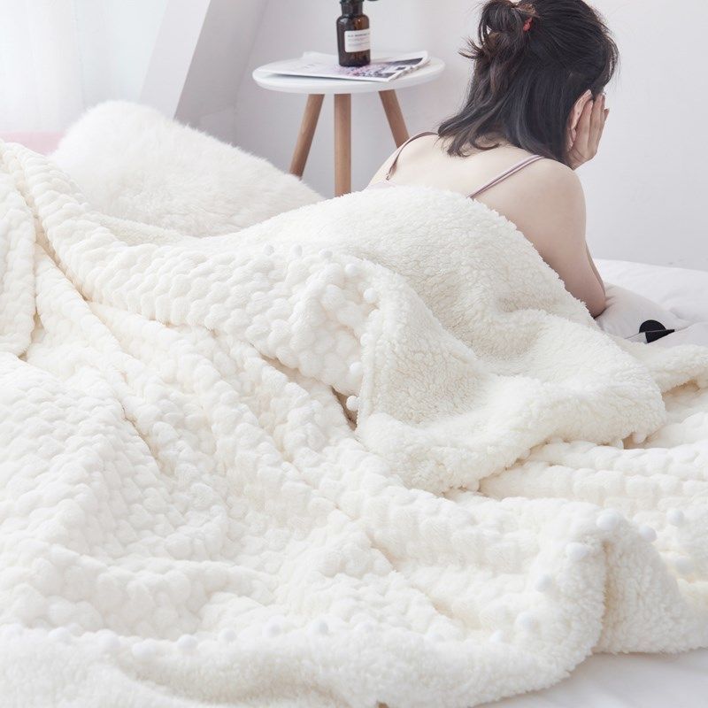 韩版公主毛毯羊羔绒双层加厚休闲毯子兔兔绒少女盖毯珊瑚绒午休毯,床上用品,休闲毯/毛毯/绒毯,淘宝优惠券,粉丝福利购,淘宝优惠卷