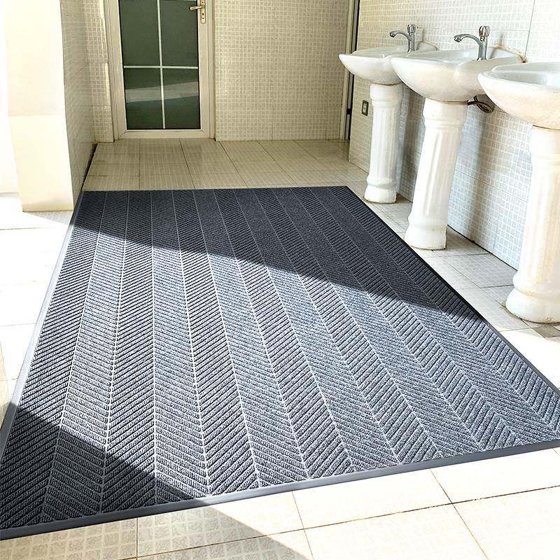 公共厕所防滑地垫卫生间门口吸水地毯洗手间防水垫子茶水间脚垫