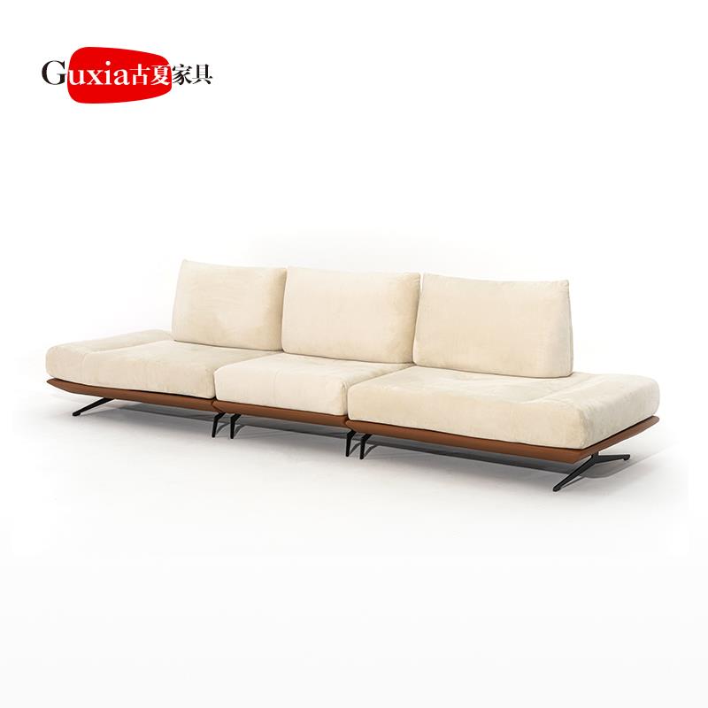 2025新款原创灵动岛沙发客厅多功能可旋转调节直排布艺模块沙发