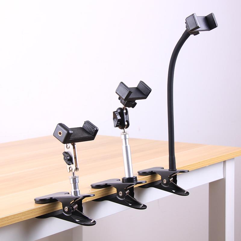 大力夹手机平板懒人支架美术生ipad画板夹视频宿舍床头金属万向