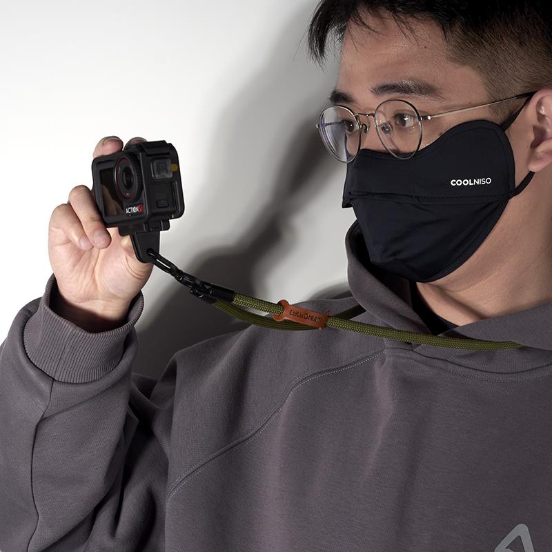 适用于大疆action5pro/4相机挂绳挂脖运动相机配件便携户外高级感
