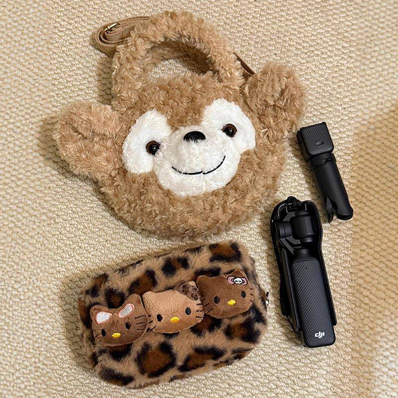 大疆pocket3收纳包达菲熊可手提斜挎便携整理相机包保护壳套配件