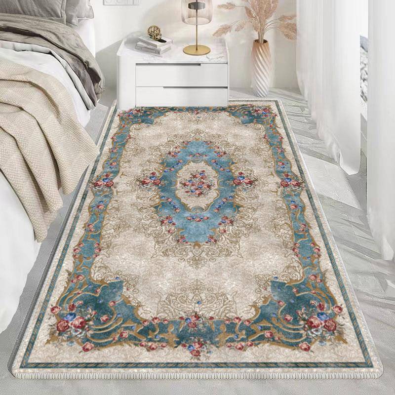 地毯卧室床边毯家用飘窗垫少女房间阳台垫子欧美式客厅地垫可裁剪
