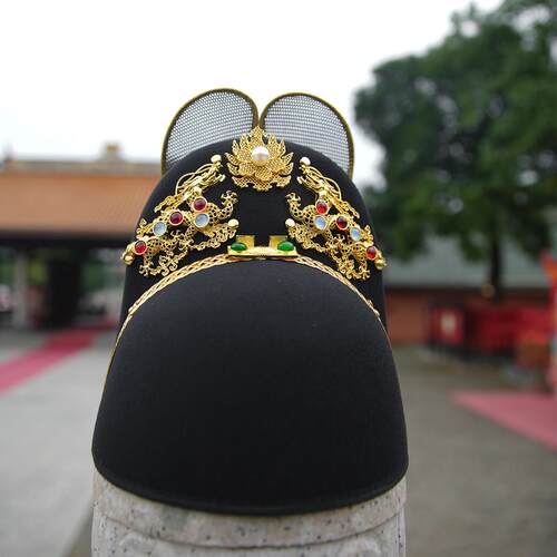考工令明制翼善冠汉服男士帽子古风婚礼新郎帽明代皇帝冠帽