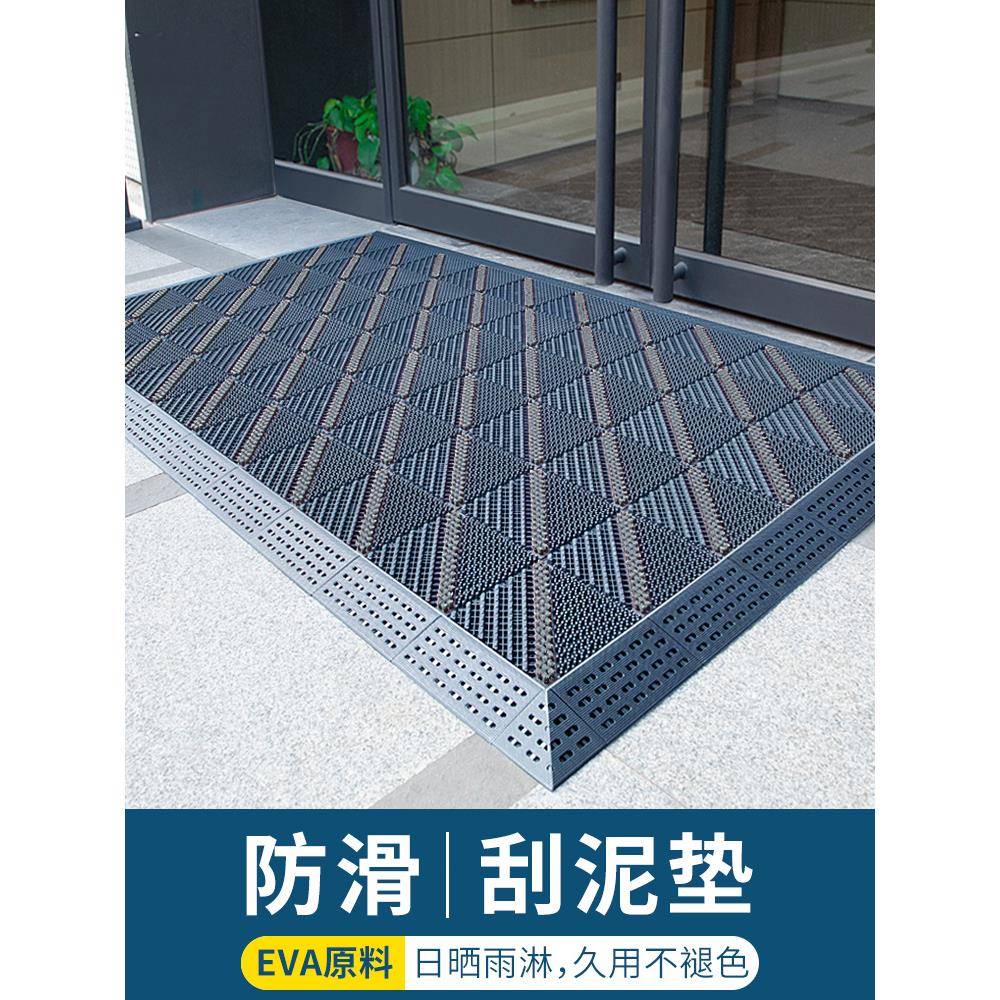 室外门口防滑地垫商用门垫酒店大门脚垫入户门进门地毯户外防滑垫