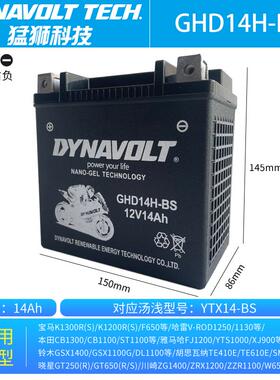 猛狮机车电瓶BMWF650GS/F700/F800GS/R1200GS水鸟/油鸟ADVC650