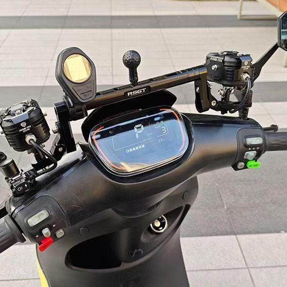 适用九号电动车N70/M95/F90/E125NZ90改装手机横杆支架平衡杆配件