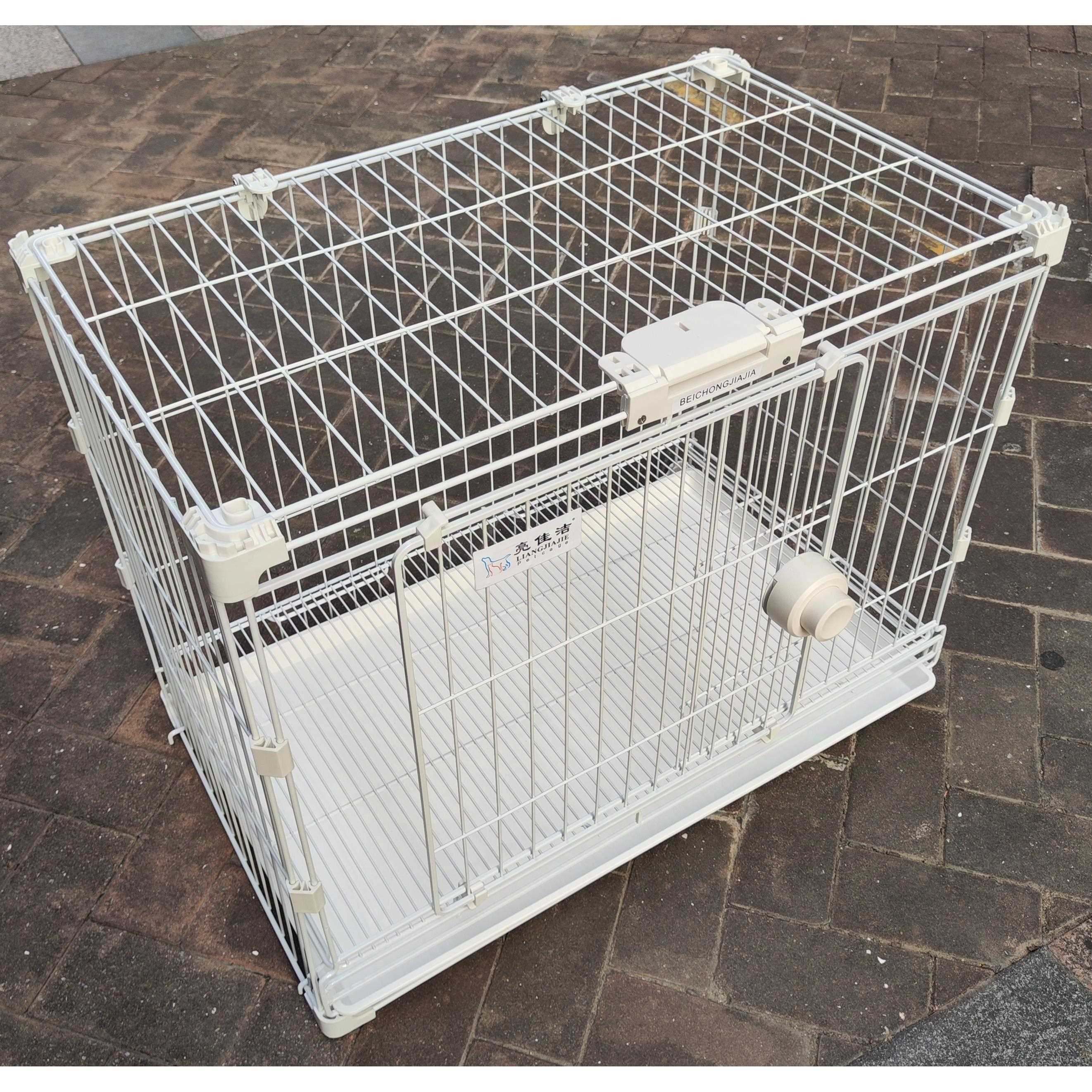 纳米漆圆线新款diy狗笼子亮佳洁中小型犬多功能多层宠物笼具加厚