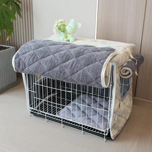 猫狗笼子保暖罩加厚加绒开窗拉链鸟笼宠物笼保温罩套防风隔音定制