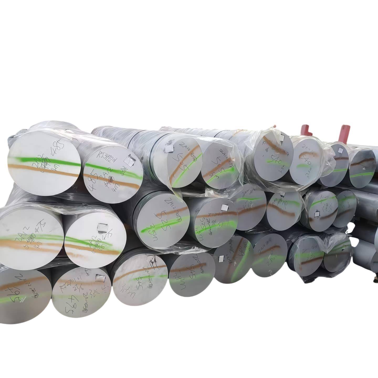 2A12T4铝棒7075T6铸造棒5052H112铝饼6061铝板6082铝排铝合金棒