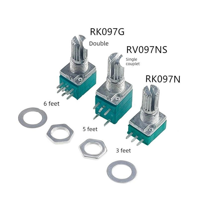 RK097N RK097G RV097NS单/双联可调电位器B5K 10K 20K50K100K500K