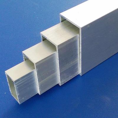 铝合金方管304050铝方通方形铝管空心铝条四方扁通6063铝合金型材