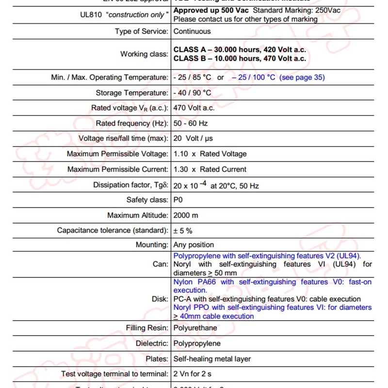 进口保加利亚 ARCOTRONICS/AV 1.27.4ACF MKP 3uF 启动运行电容器