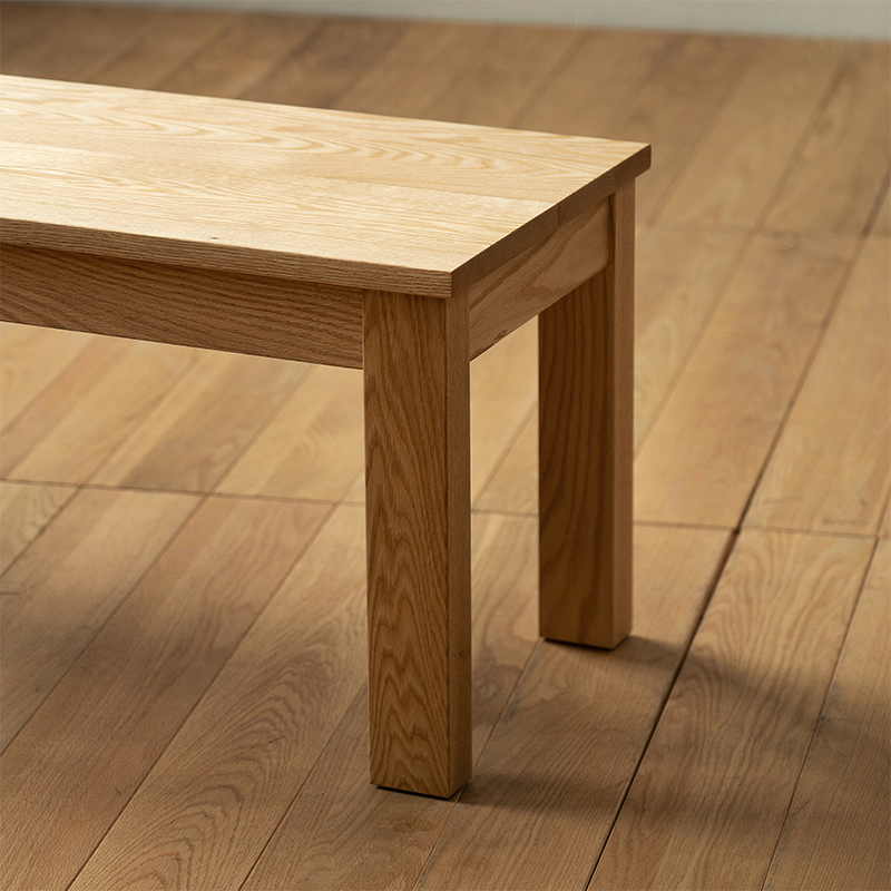MUMO木墨 细方凳 黑胡桃木 红橡木 实木细长凳 宽凳 实木条凳