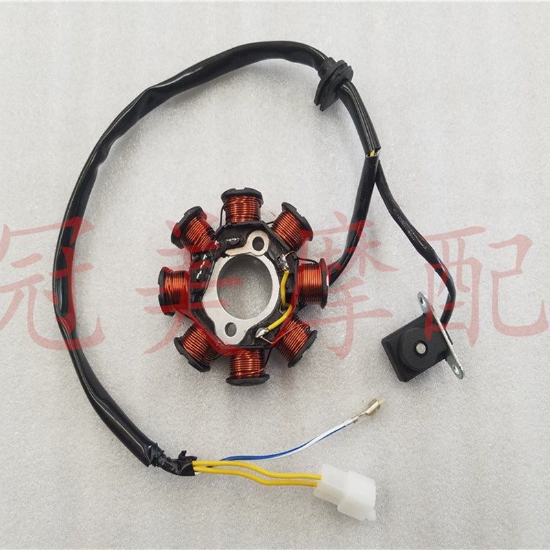 适用于小公主喜悦 WH100T-A/F/H SCR100磁电机定子 线圈总成