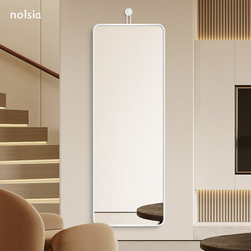 家用墙上挂式穿衣镜客厅玻璃镜子贴墙全身镜不变形入户门后试衣镜