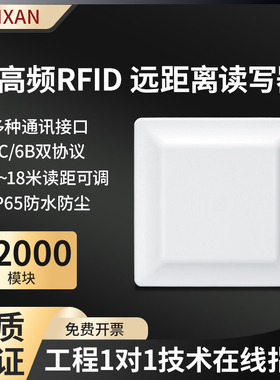 UHF超高频RFID远距离7dbi读写天线All进出管理电子标签读卡器