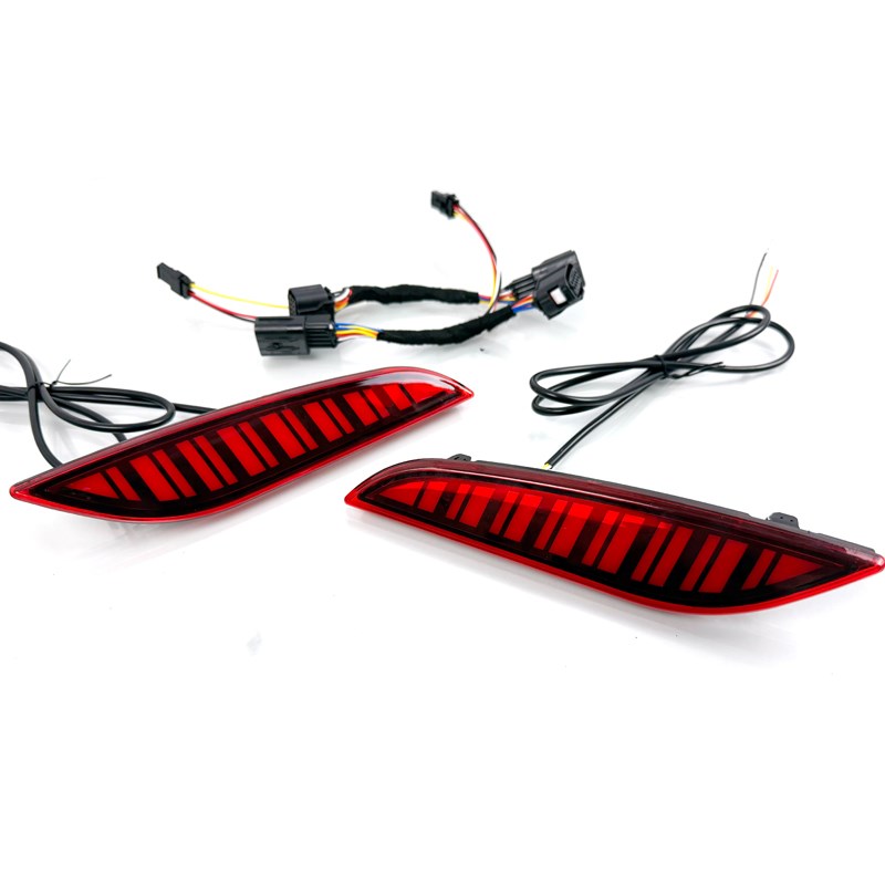 适用于21款三代哈弗H反光板改装刹车警示灯LED流水转向灯