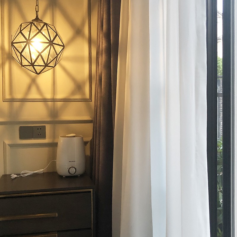 鸢尾乡旅#纯白素净搭配窗纱白纱帘客厅纱帘定制尺寸窗纱窗帘