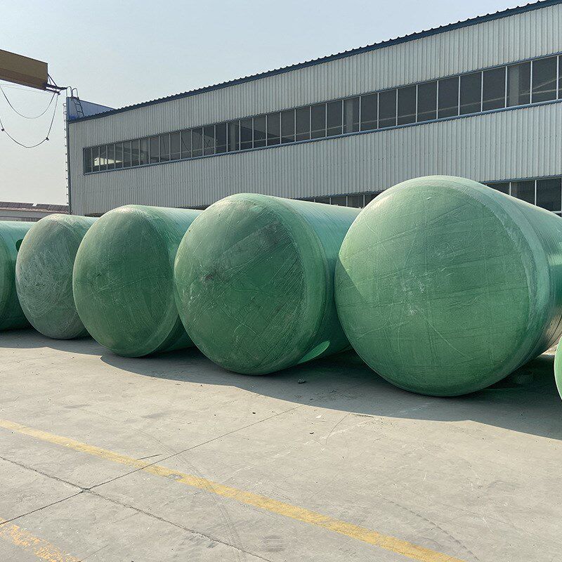 玻璃钢化粪池2    2    立方沉淀缠绕化粪池隔油池