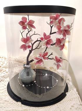 高档发财树有钱花束全套材料包永生花情人节网红礼物花盒生日惊喜