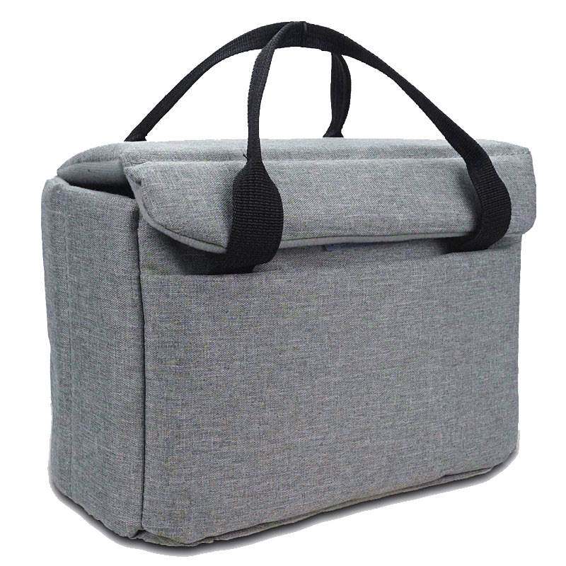 便携手提相机收纳袋双肩背包多用防震减压摄影包简约折叠内胆套包