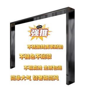 成都不锈钢垭口门套客厅阳台入户门窗套包套极窄黑色哑光包安装