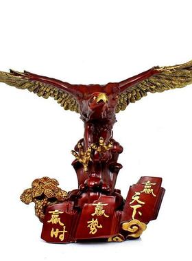 雄鹰饰品展宏图办公室大鹏展两翼客厅新家开业酒柜装饰礼品