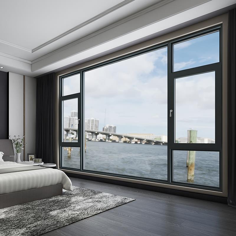 【定制金】海南琼海欧迪克平开落地断桥铝封阳台一体系统门窗定制