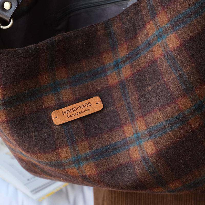 韩国绒HandMade彩色标手工制作真皮牛皮布贴服饰包包围巾diy标签