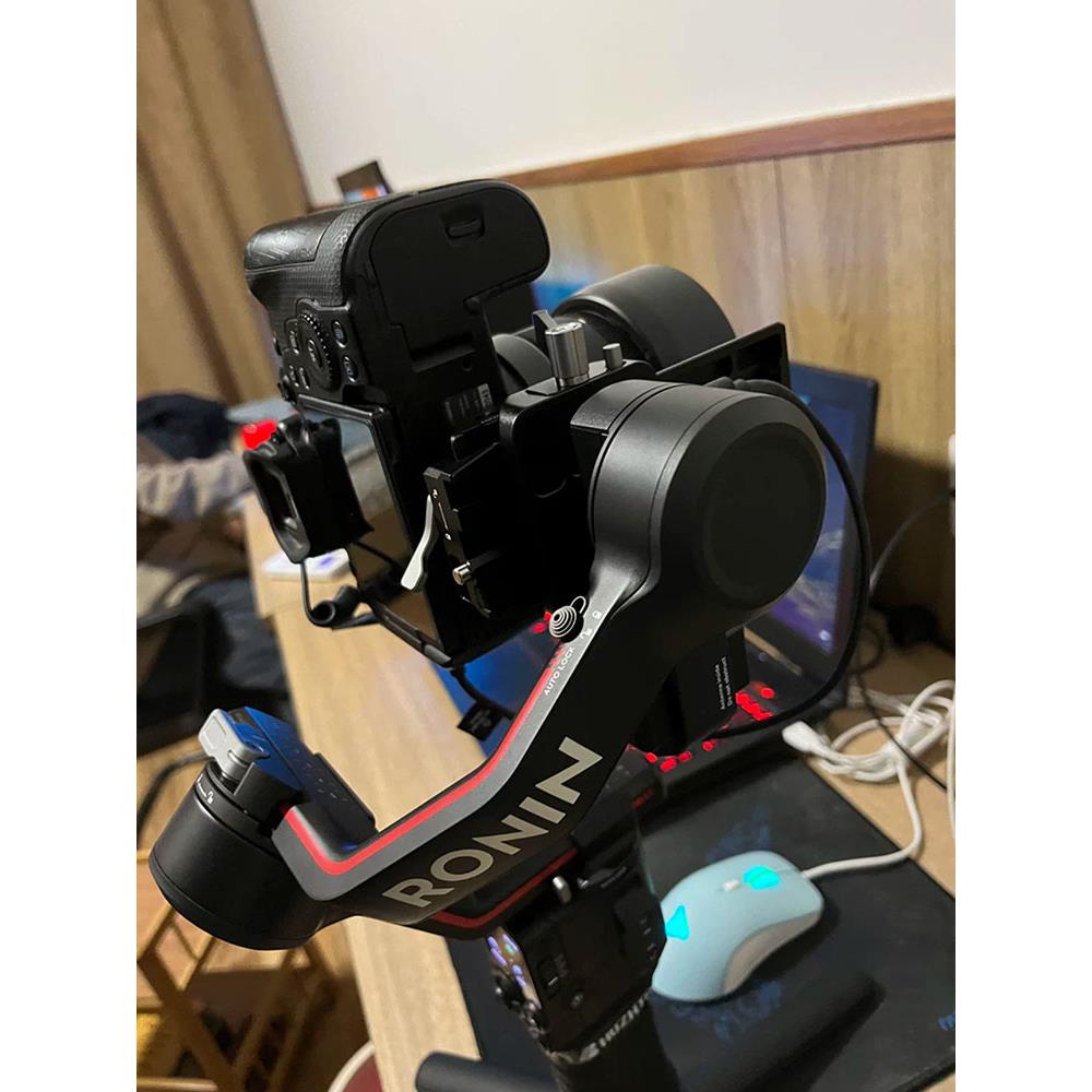 DJI大疆竖拍组件适用RS3稳定器配件 RS2云台竖拍板夹座