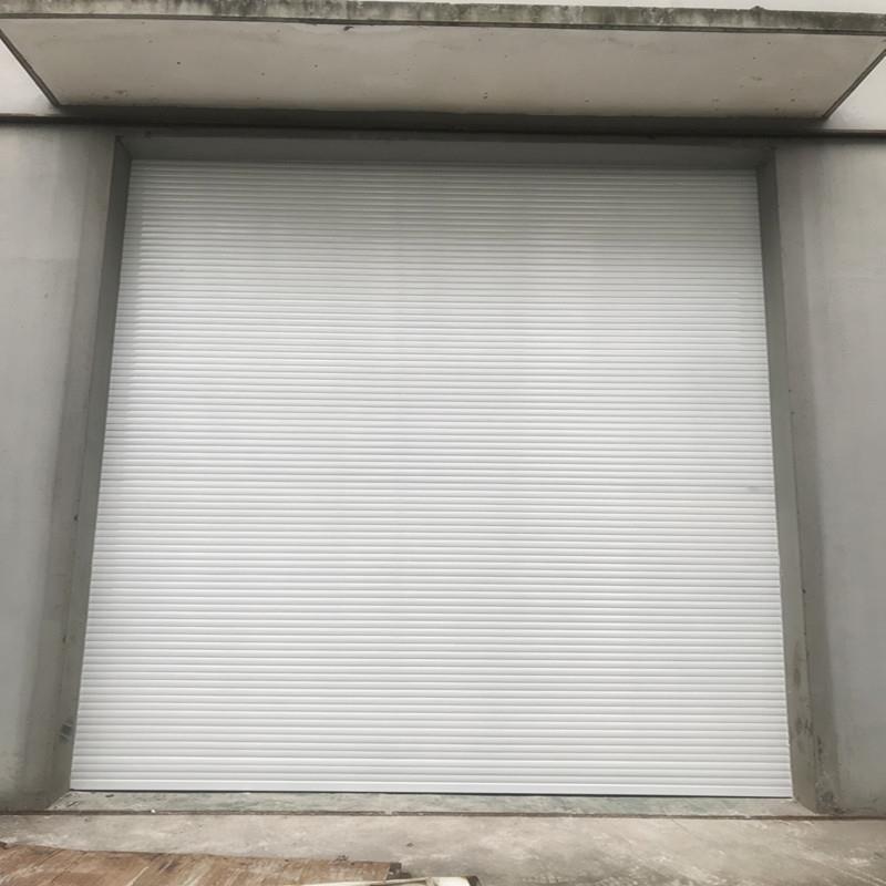 定做上海卷闸门消声铝合金卷帘门电动卷帘门欧式家用车库门抗风门