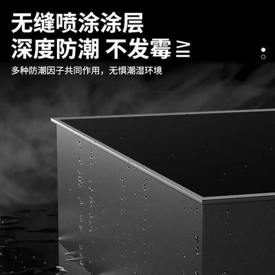 不锈钢电视机壁龛成品嵌入式定制金属柜背景墙铝合金壁龛75寸85寸
