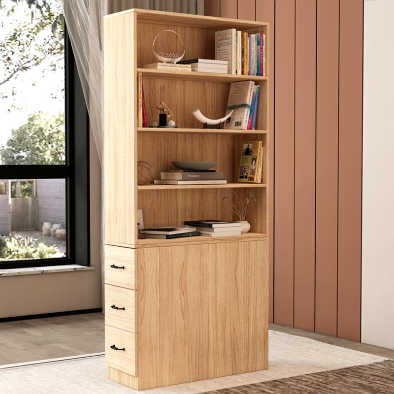 侧面夹缝极窄抽拉柜置物架客厅柜子储物柜立式杂物柜书柜窄款定制