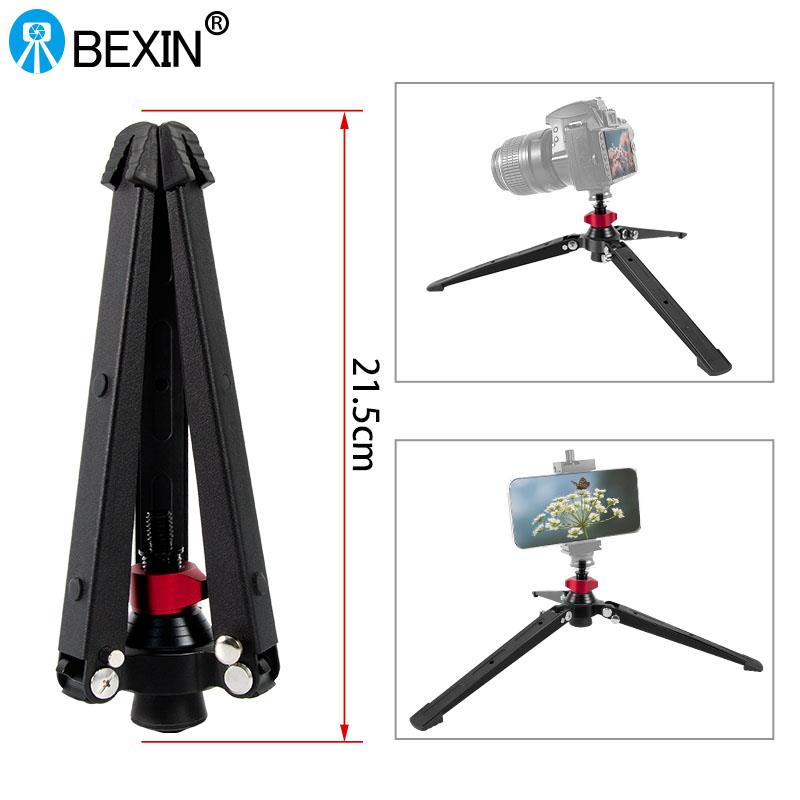 贝欣单反三脚架独脚架底座三角撑桌面便携相机支架单脚架三角架