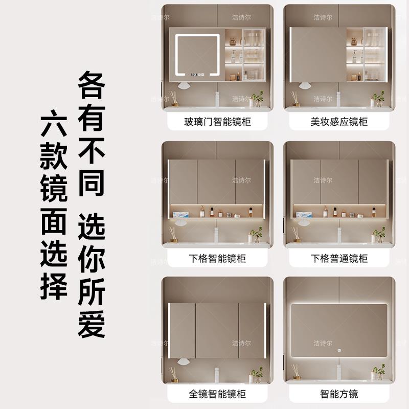 浴室柜洗脸盆柜组合陶瓷一体盆定制洗手池65/75/85/95/105/115cm