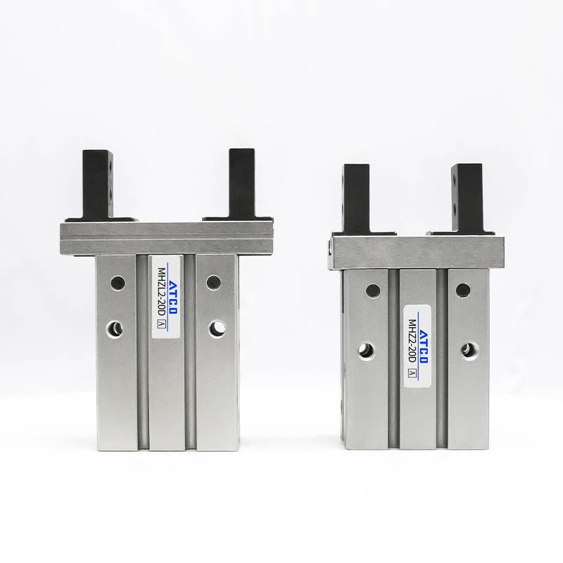 气动手指气缸平行气爪MHZL2-/MHZ2-16D/10D/20/25/32/40D/S夹具D2