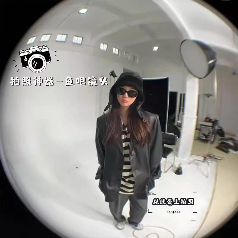 手机鱼眼镜头拍照神器广角微距外置滤镜镜头通用镜头拍照趣味拍照