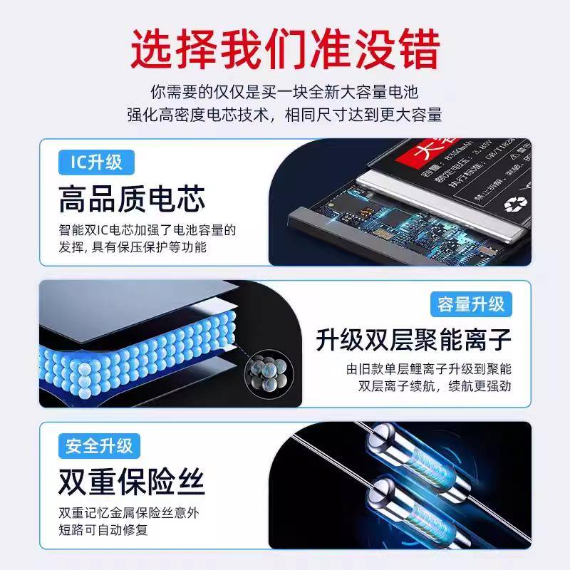 攻程仕适用vivoz3电池z6原装z5/z1手机z3x/z3i/z5x/z5i/z1x大容量