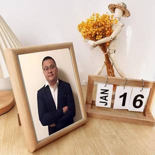 孙笑川肖像画挂画网恋教父mate川装饰画抽象艺术相框创意摆台挂墙