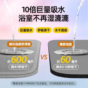 浴室吸水地垫卫生间速干脚垫洗手台防水防滑垫厕所地铺垫子地毯