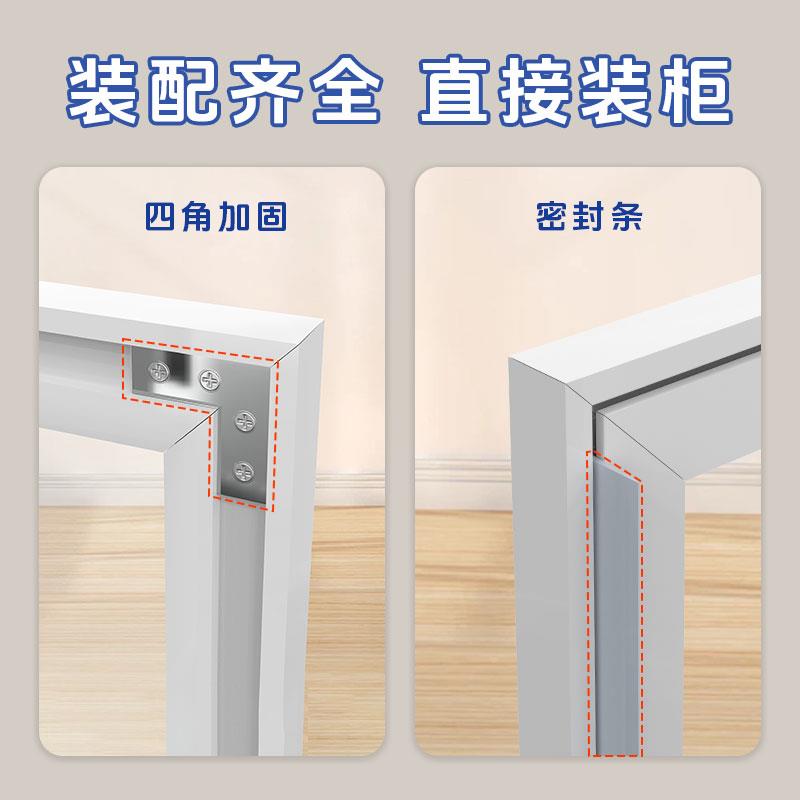 岛柜卧式冰柜上面的盖子冰箱展示柜玻璃门冷柜盖板更换拉门隔板